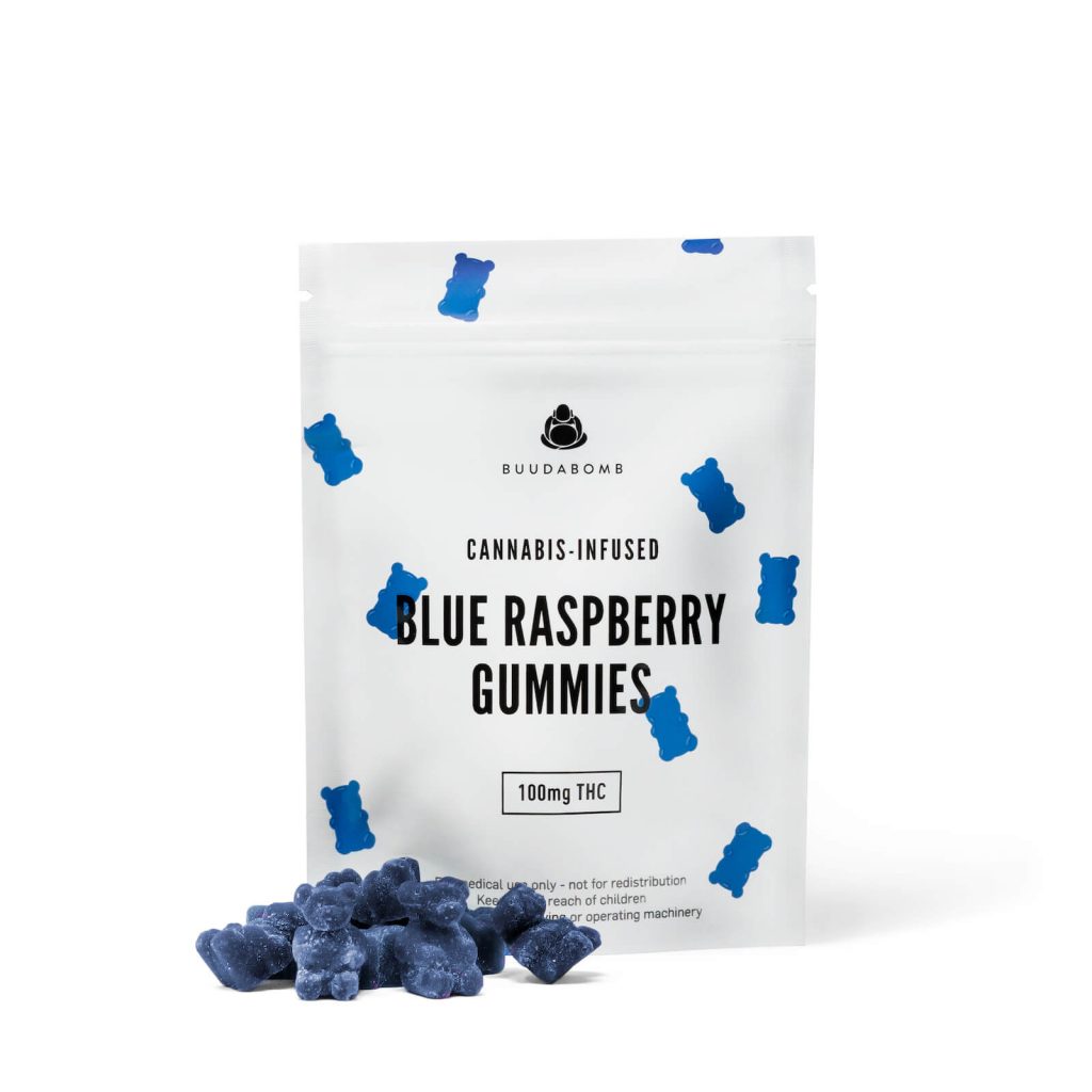 Bliss Edibles - Blue Raspberry Gummies - SimplyBudz